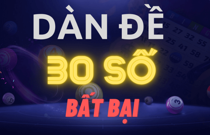 D&agrave;n đề 30 số h&ocirc;m nay